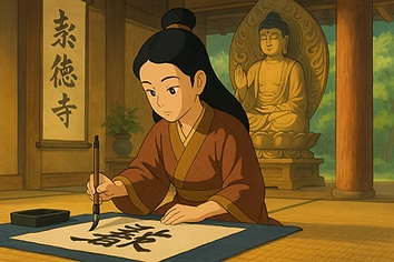 Empress Suiko and Japanese Calligraphy — How Buddhist Temples and the Beauty of Writing Nurtured a Culture of Spirit